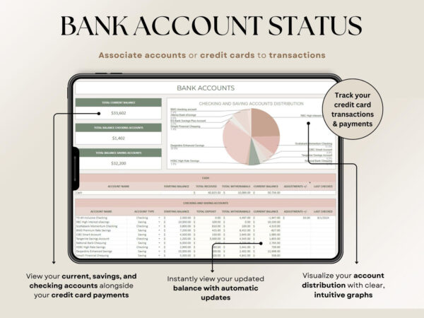 Annual Budget Planner Spreadsheet Excel Google Sheets Monthly Budget - Image 5